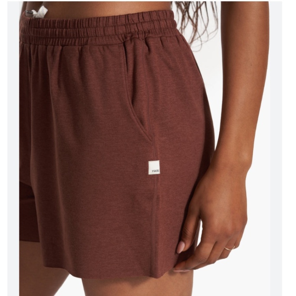 Vuori Women Boyfriend Shorts Sz Small Heather Cedar
